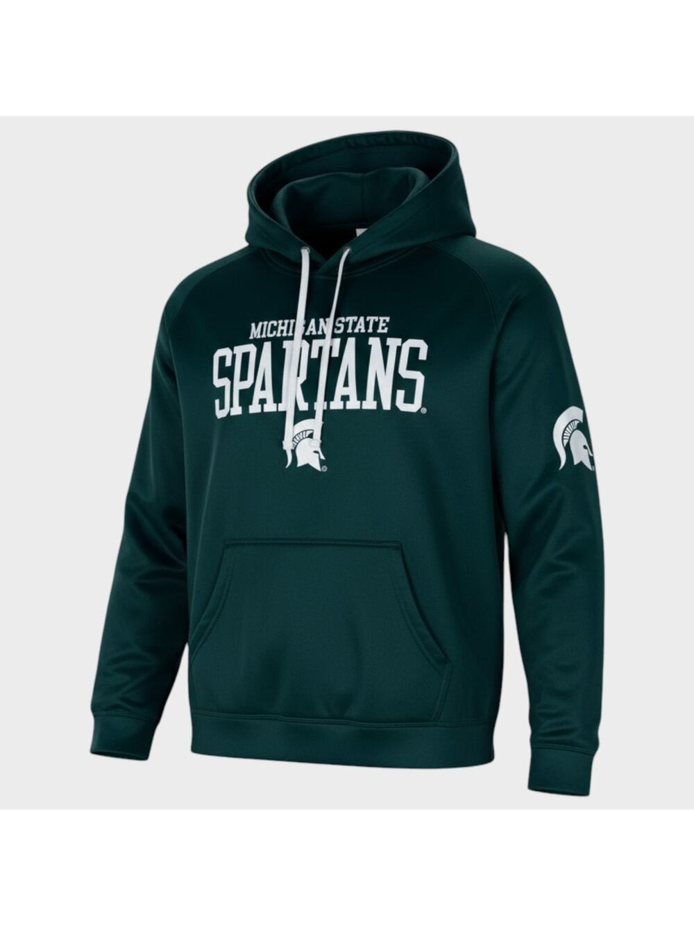KA Knights Apparel Medium Michigan State Spartans Polyester Hooded Sweatshirt